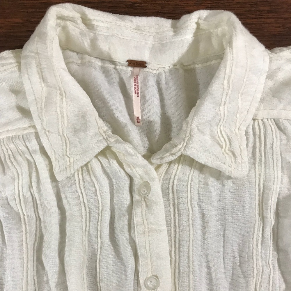 Free People Cozy Nights Button Up Oversized Tunic - Picture 3 of 8
